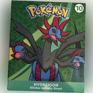 POKÉMON HYDREIGON 2025 MCDONALDS #10 COLLECTIBLE w CARDS SEALED STICKER ACTIVITY
